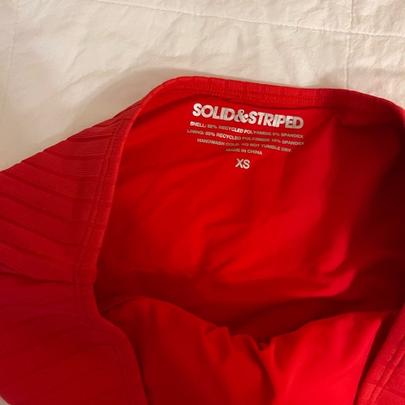 NWT Solid and Striped Bikini Bottoms XS - Picture 3 of 3